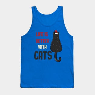 Life Is Better With Cats Tank Top